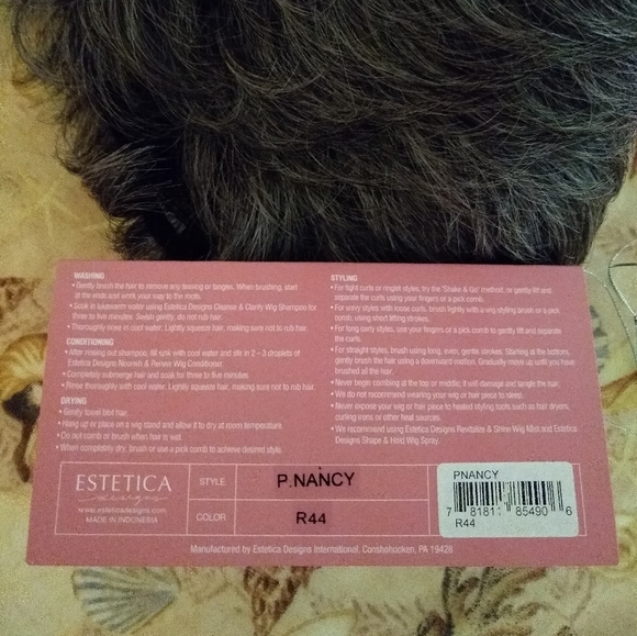 New, never worn. Woman's Petite Estetica Classique Collection Shades of Gray Wig - Picture 7 of 8